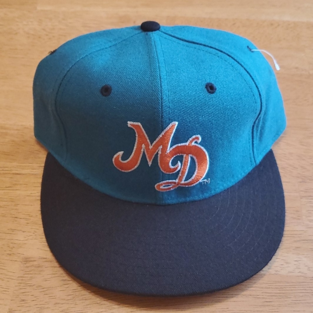 Vintage new era Miami dolphins wool fitted cap